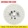 1 Piece Led Panel Light Ac220V Driver-Free 15W 18W 24W 40W 50W 60W For Ceiling Light Source Square Round Pcb Board Panel Light