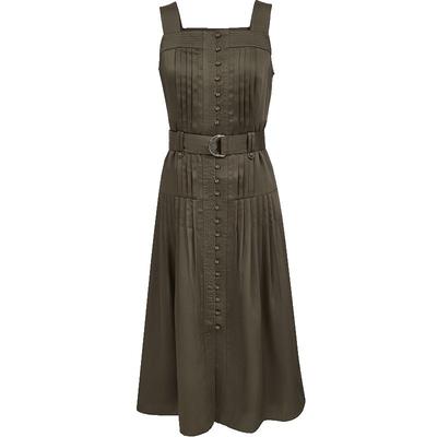 2025 Summer Retro Sleeveless Pleated Dress