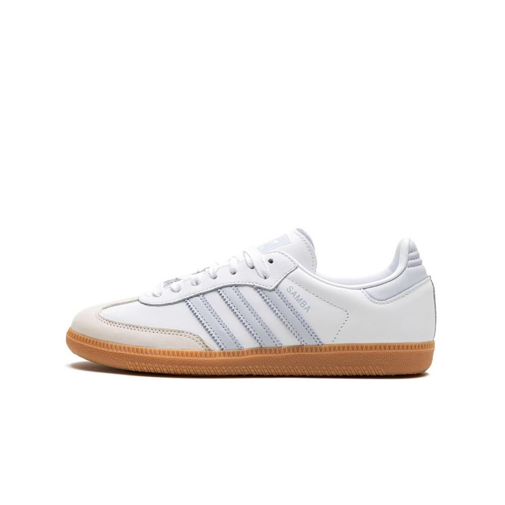 Adidas Samba OG White Halo Blue Gum