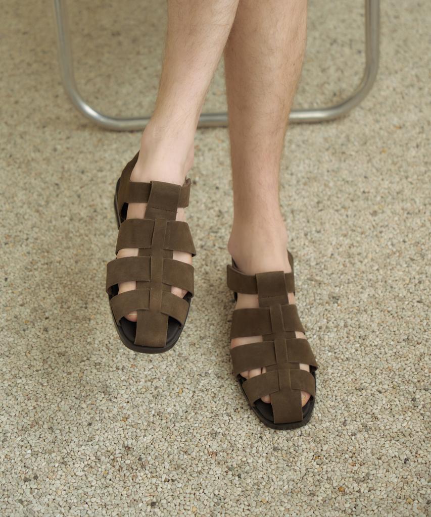 Customade Everett Suede Fisherman Sandals 3Cm (Cr0095Sdb)