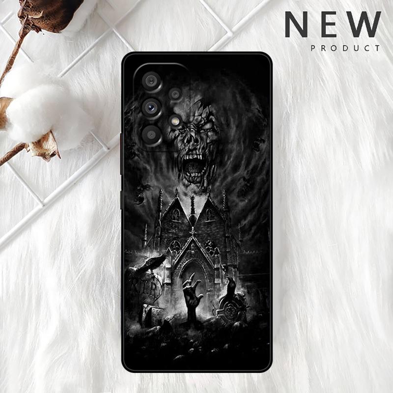Grim Reaper Skull Case For Samsung Galaxy A54 A52 A14 5G A53 A12 A13 A71 A23 A34 A33 A21s Phone Cover