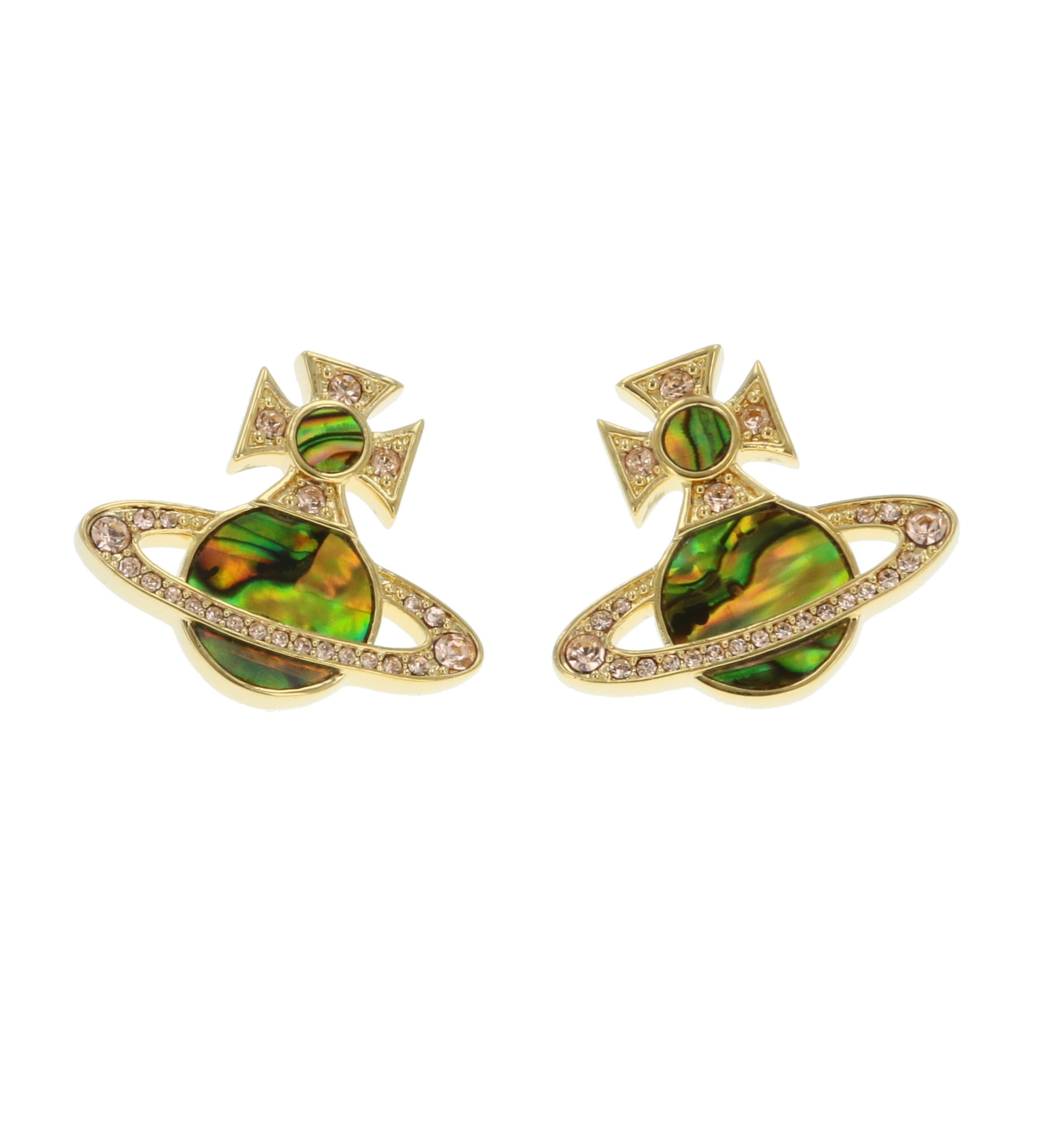 

Vivienne Westwood RINA Earrings Brass Women s 6201036D/R898 [Used] золотий