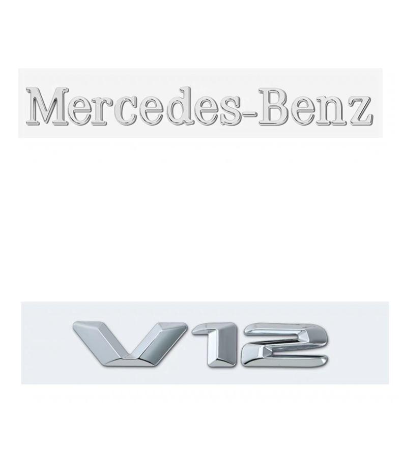 Mercedes-Maybach Autoemblem Schriftzug für S480 S580 S680 GLS480 GLS600 V12