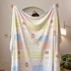 Double-Sided Fleece Milk Blanket: Office, Nap, Dorm, or Lunch Break Shawl