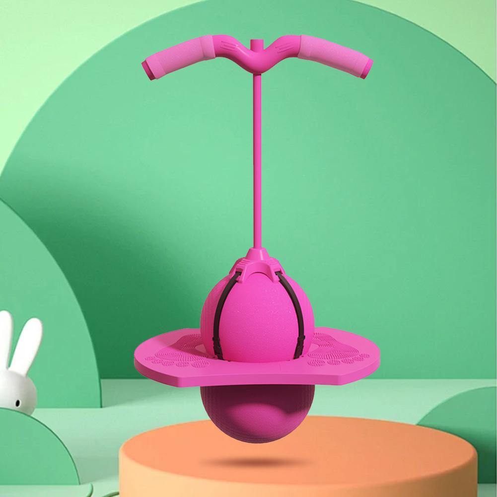 Pogo Stick con Manico e Pompa Giocattolo da Salto Tavola Rimbalzante per Salti e Trucchi Sicuro e Divertente per Bambini Equilibrio Coordinazione e Fitness