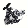 No-Gap Spin Fishing Reel 33.07LB Metal Ball Grip 3+1BB Bearing Fishing Reel High Speed Gear Ratio Bait Long Distance Outdoor Fishing Reel