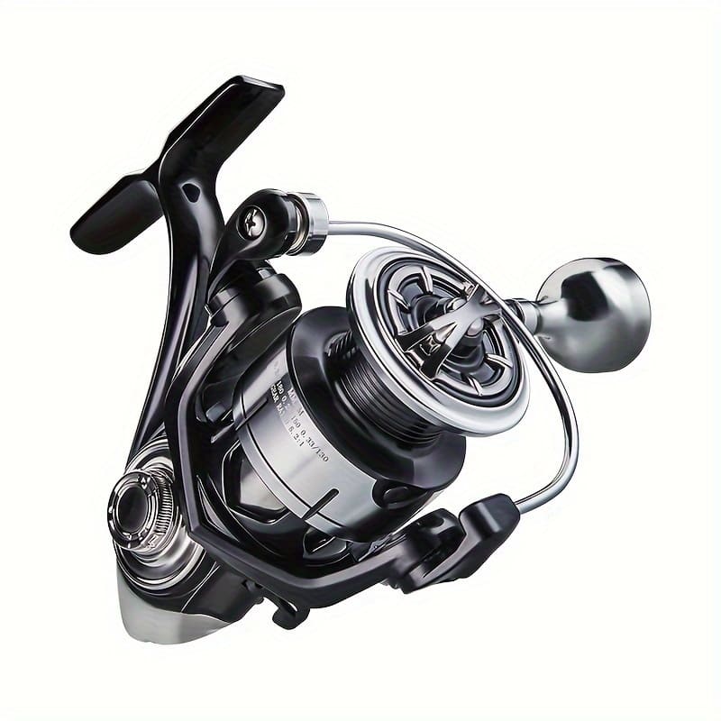 No-Gap Spin Fishing Reel 33.07LB Metal Ball Grip 3+1BB Bearing Fishing Reel High Speed Gear Ratio Bait Long Distance Outdoor Fishing Reel