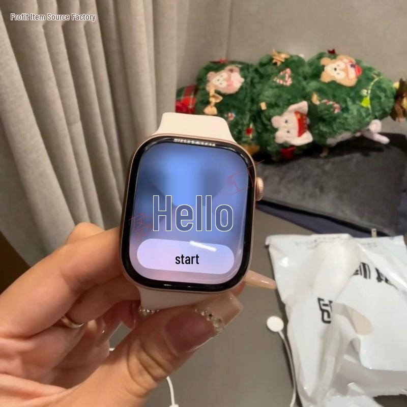 S9 Top Version Smartwatch - Dynamic Island Black Tech S10 Bluetooth Multifunctional Sports Watch
