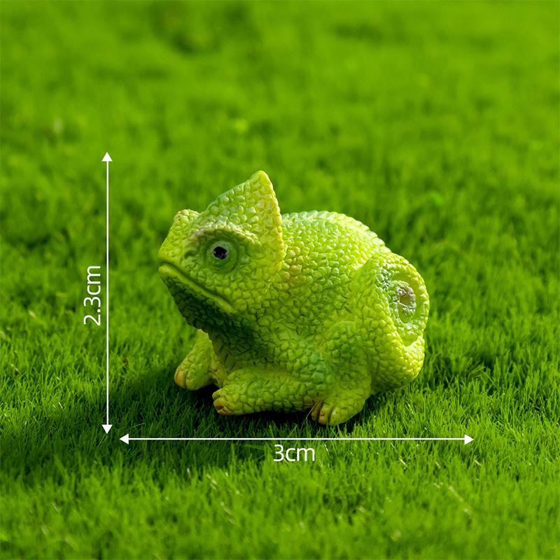 Simulare Axolotl Toad șopârlă cameleon model rășină artizanat miniatură figura DIY acasă decorare desktop masina mici ornamente