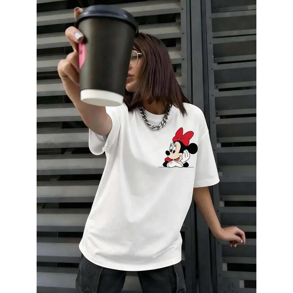 Fashion Loose Women s Cotton Short Sleeve Casual Comfort Top Soft T-Shirts Women’s S