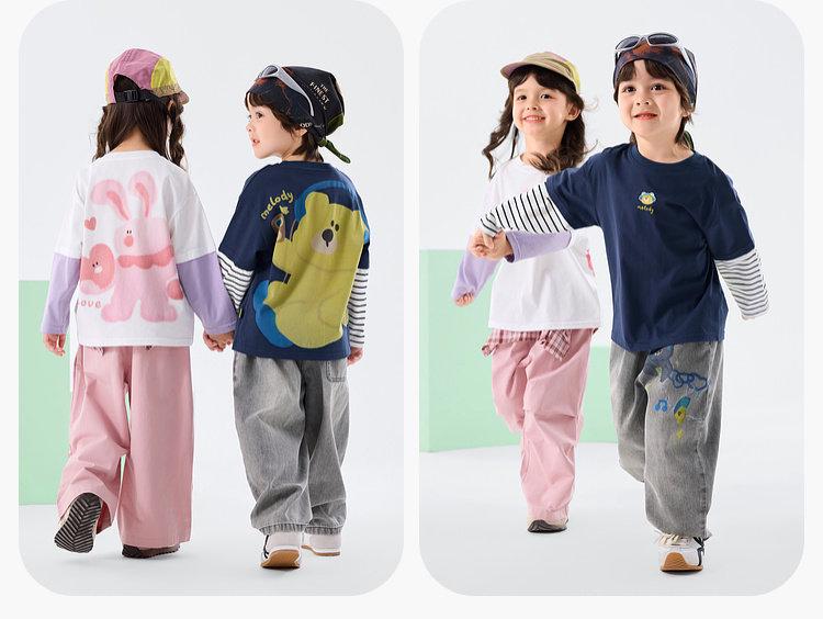 2026 Spring Girls' Wide-Leg Cargo Pants - New Arrival by Dudu Home