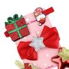 5pcs Christmas Hair Clip Hairpin Baby Girls Children Headdress Duckbill Clip Barrettes - Style 3