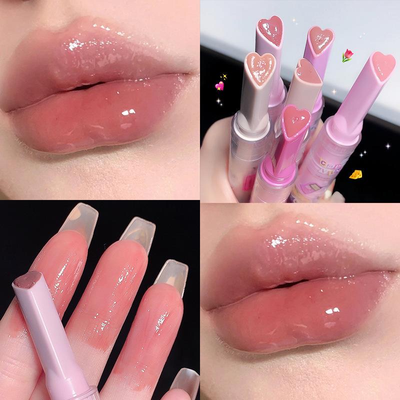 Love Solid Lip Gloss Watery Mirror Pouty Lips Moisturizing Affordable Lipstick