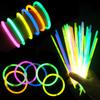 100 Knicklicht-Party-Packung, Leuchtende Armbänder & Halsketten für Hochzeit, Geburtstag & Festival Dekoration