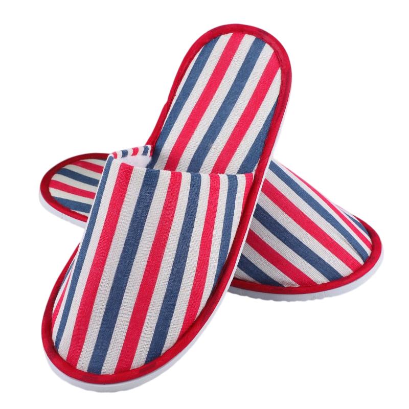 1Pair Disposable Breathable Entertaining Guests High Quality Animal Print Hotel Supplies Non-Slip Travel Slippers Multiple Colors
