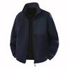 New Men's Stand-up Collar Thickened Fleece Jacket with Velvet Warmth and Windproof Fashion