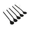 Disposable Long Handle Plastic Spoon for Fruit Salad, Cake, Ice Cream, and Yogurt - 13 Cm