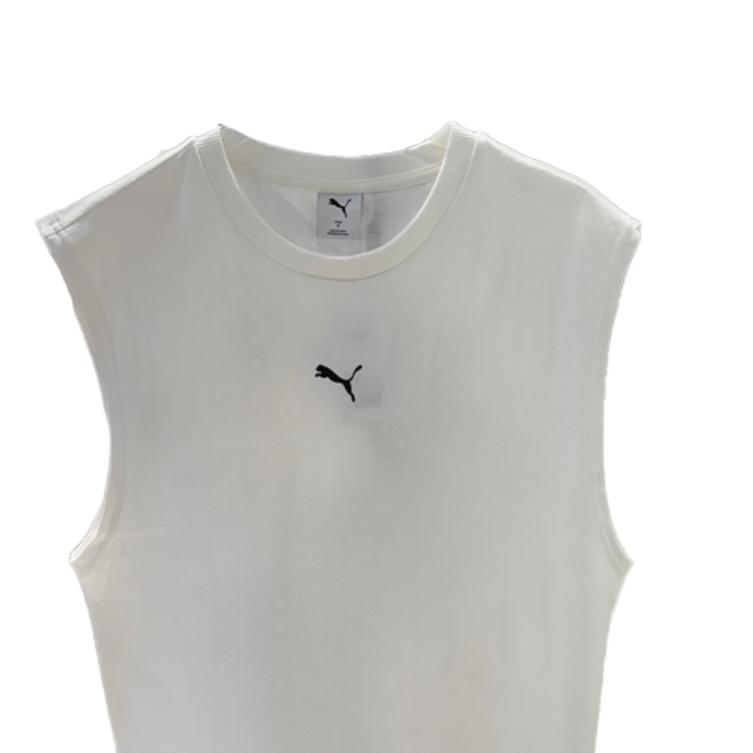 Puma Comfortable Soft Fashionable Breathable Sports Casual Vest Men Tops White 692572-02