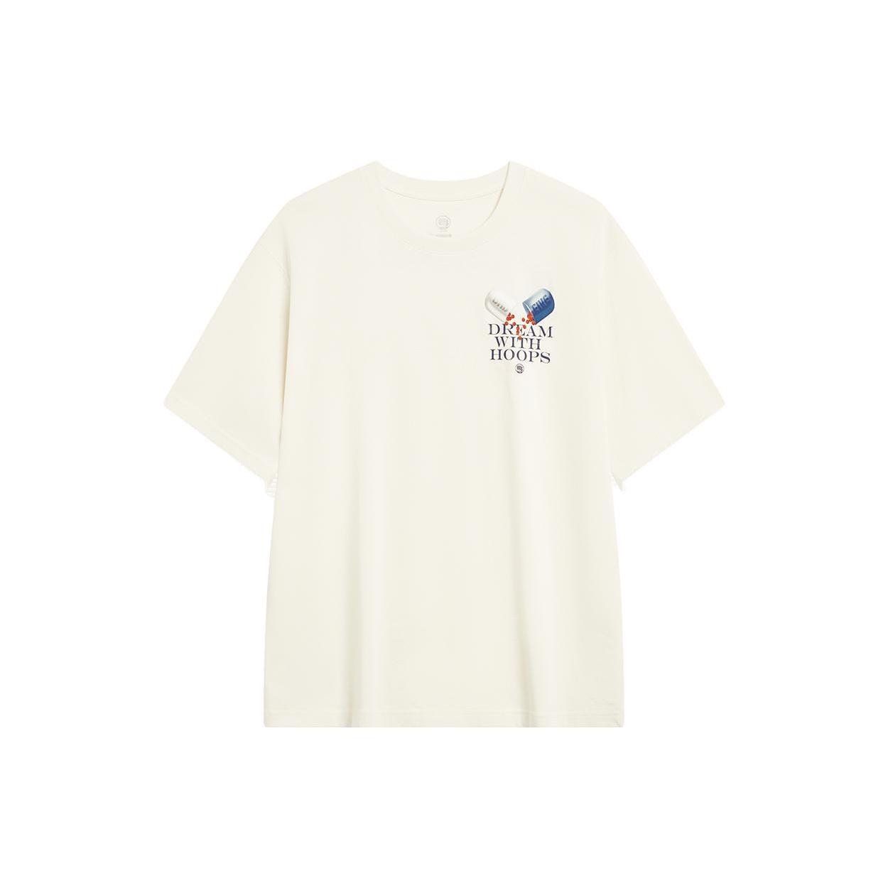Li-Ning BadFive Graphic T-shirt Beige Men s AHST905-1 L