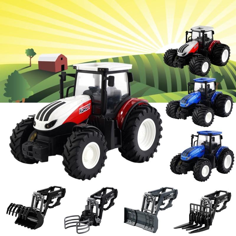 2.4g Alloy Rc Farmer Engineering Tractor Toy For 4-6 Years Kids