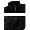 Winter Fashion Casual Parkas Men Stand Collar Solid Color Outerwear Corduroy Thicken Warm Jacket Padded Jacket