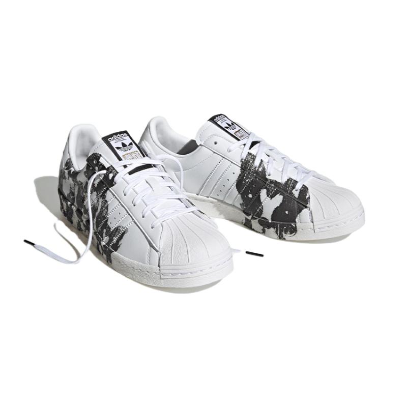 adidas Originals Superstar 80s X Han Meilin 'White Black' Sneakers ID4387