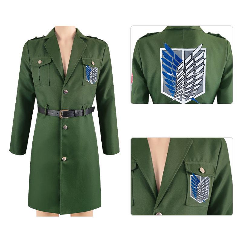 Halloween Attack on Titan Eren Cosplay Costume Set Available