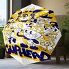 Adventure In The Cup-head  Umbrella Folding Umbrella, Automatic Umbrella 8-Frame for Travel, Camping Use Gift for Halloween Christmas
