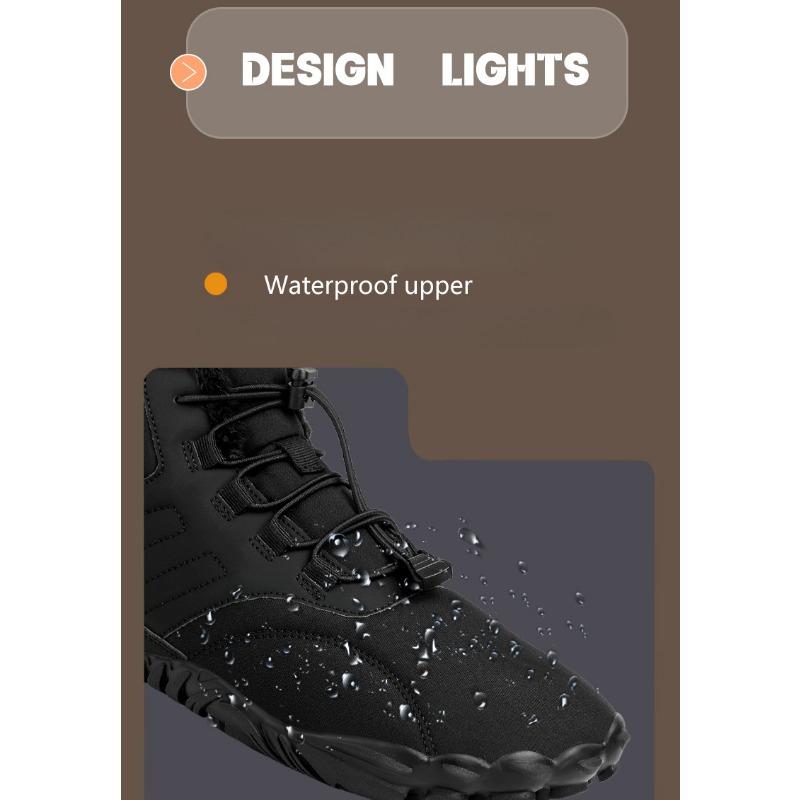 Outdoor Sports Shoes, Men and Women Padded Warm Boots, Wear-resistant Non-slip Snow Boots, Winter Thickening Couple Shoes