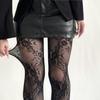 Large Size Retro Hollow Flower Net Socks Spice Girl Jacquard Net Socks Yk Fishnet Socks Sexy Anti-hook Stockings Women