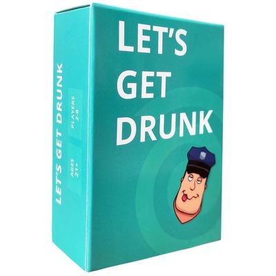 Tarjetas de 88 piezas Vamos a emborracharnos - Juegos de cartas para adultos - Juegos de beber para fiestas de adultos de 9 * 7 cm - Juegos de cartas para beber - Divertido juego de beber para fiestas