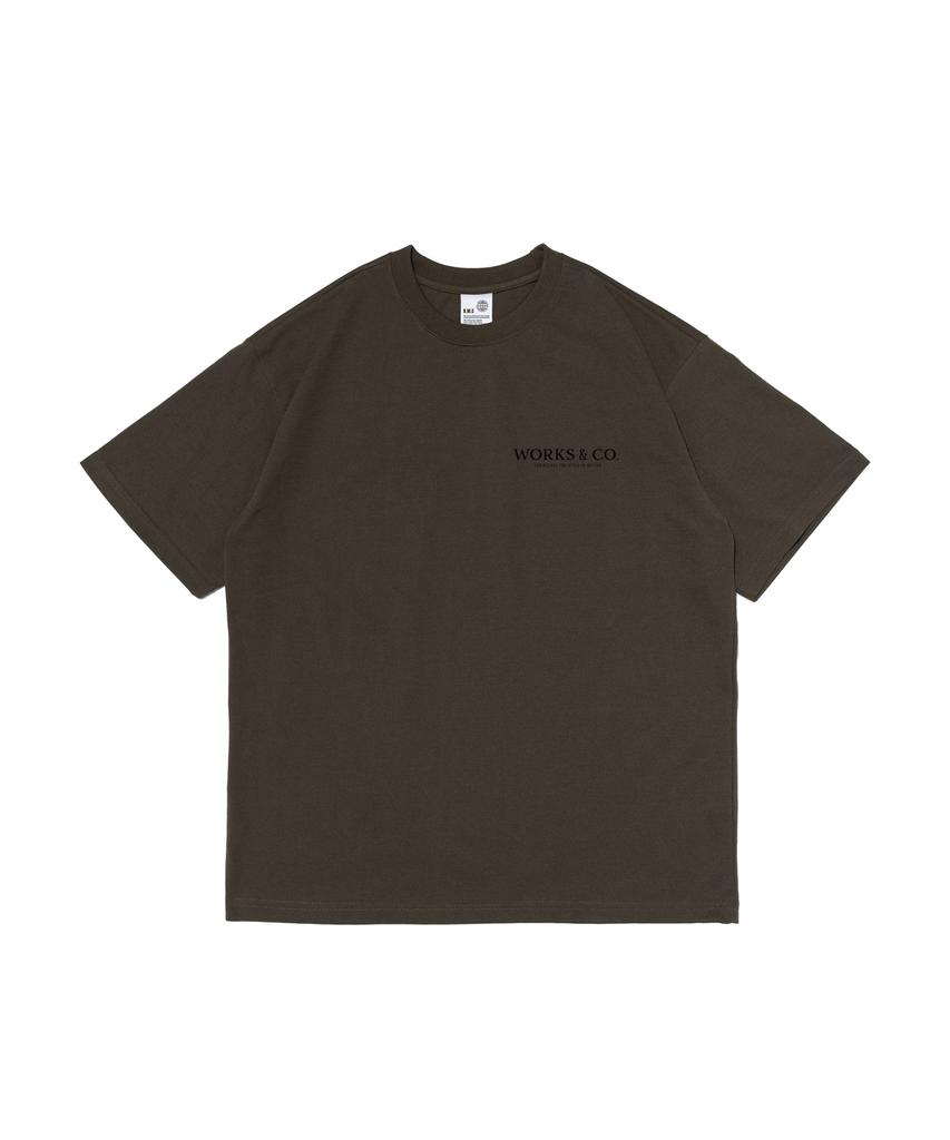 Wogseuaenko Signature Logo Short Sleeve T-Shirt (Khaki)