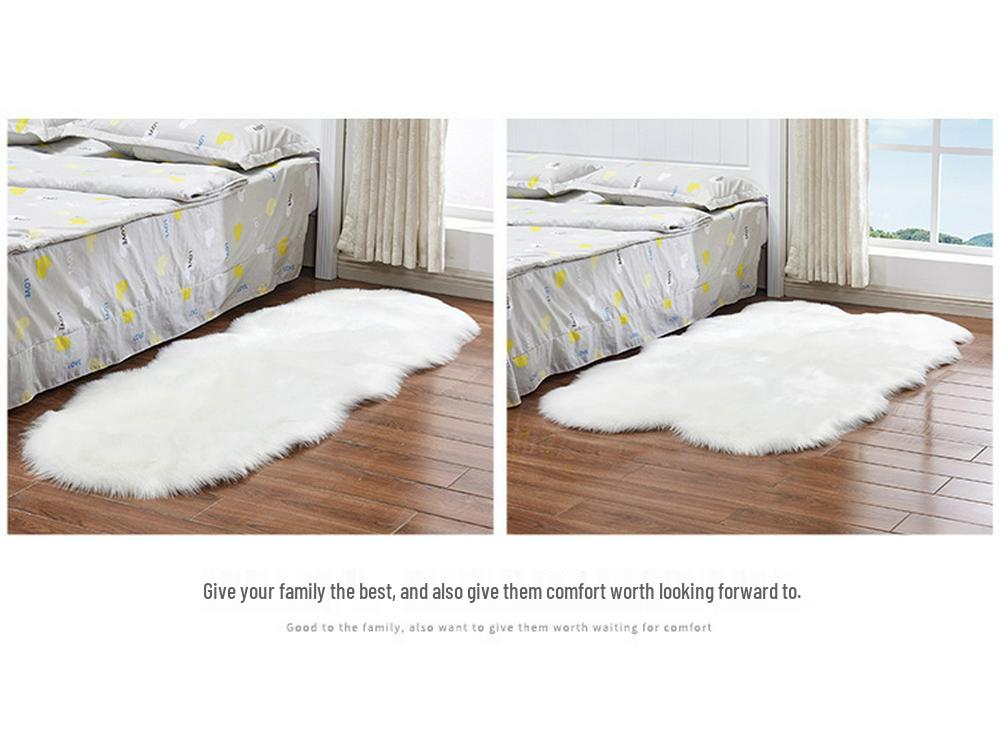 Stylish Warm Irregular Carpet: Bedroom, Window & Chair Mat, Sofa Cushion
