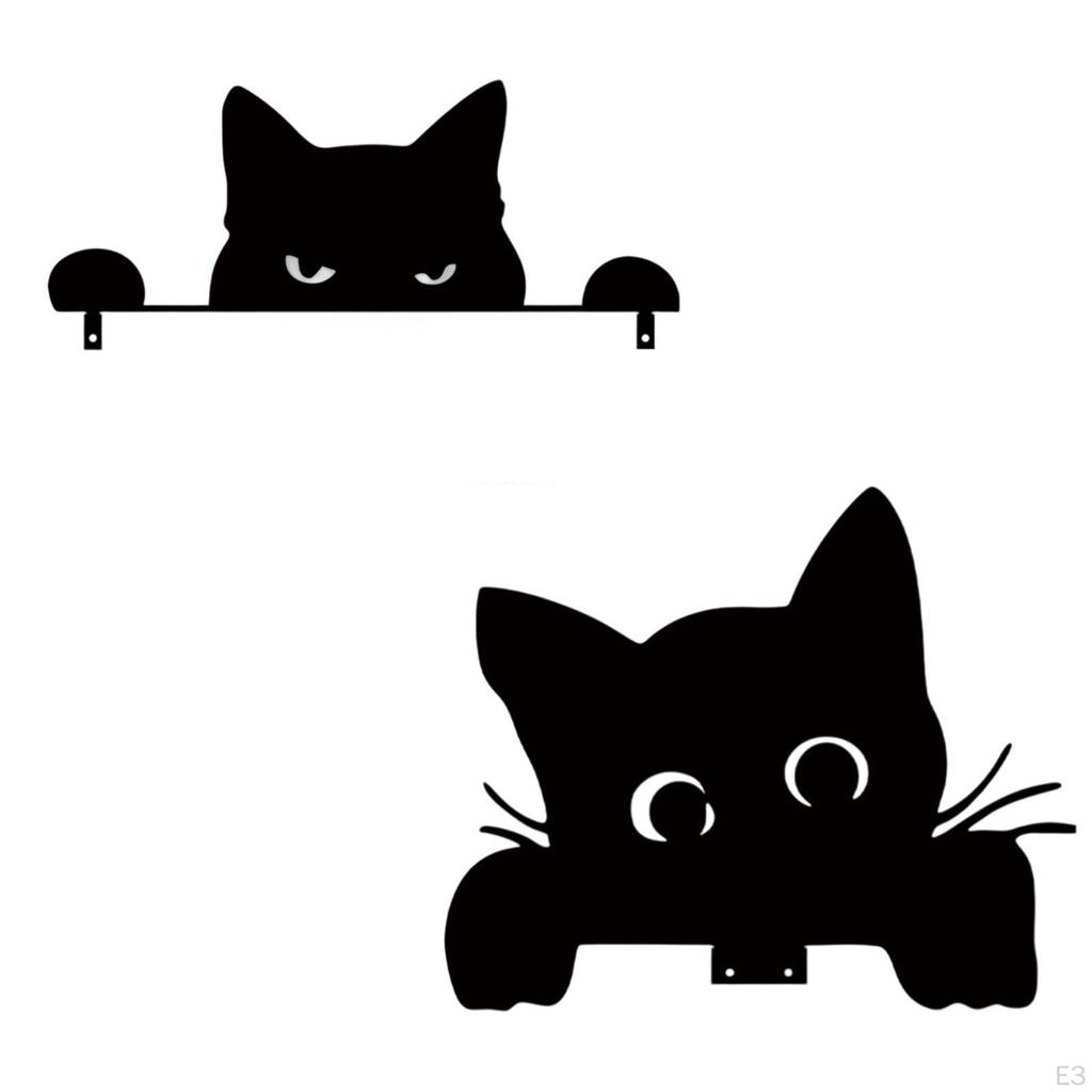 Cat Door Topper Home Decor Wall Mounted Cute Over The Door/Window Lover Gift Frame