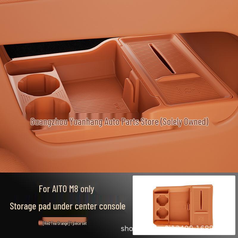 Enhanced Tissue Holder for AITO M8 Center Console Storage: Car Accessory Upgrade