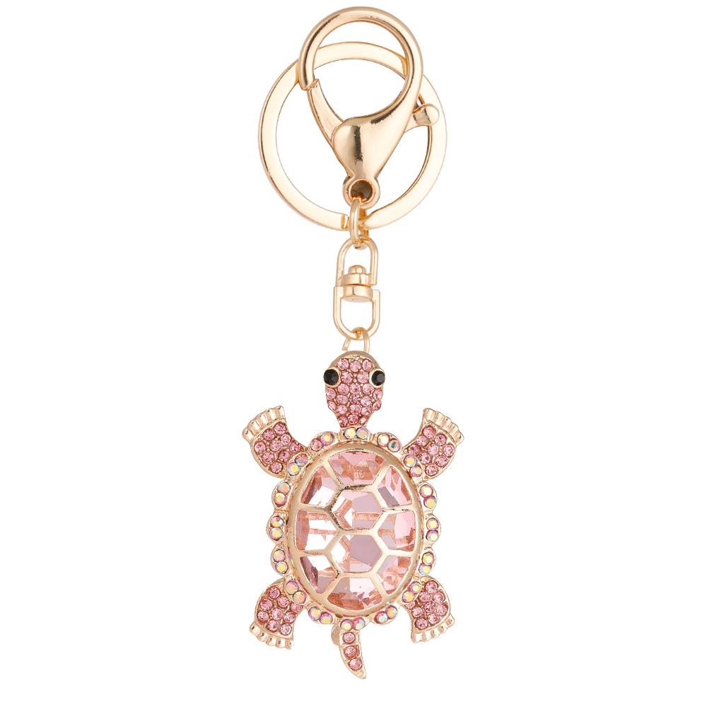 Cute Turtle Car Keychain Creative Gift Fashion Key Ring