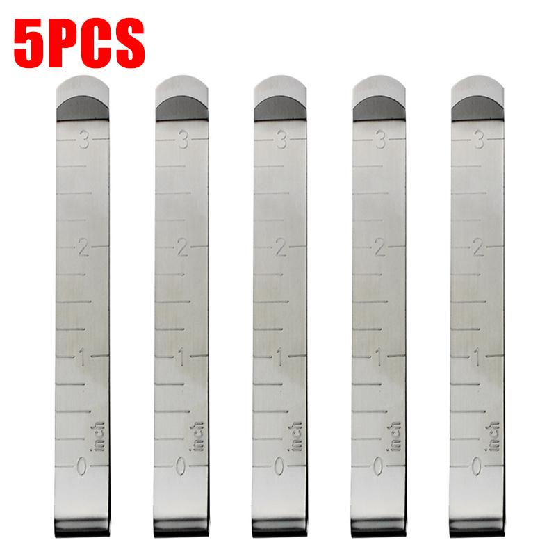 Sewing Clip Stainless Steel Hemming Clips Metal Crimping Clip Fabric Measuring Ruler Quilting for DIY Sewing Tools Accessories