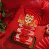Money Bag Folding Lucky Red Envelopes Paper Chinese Style Money Envelopes Traditional Hongbao Birthday