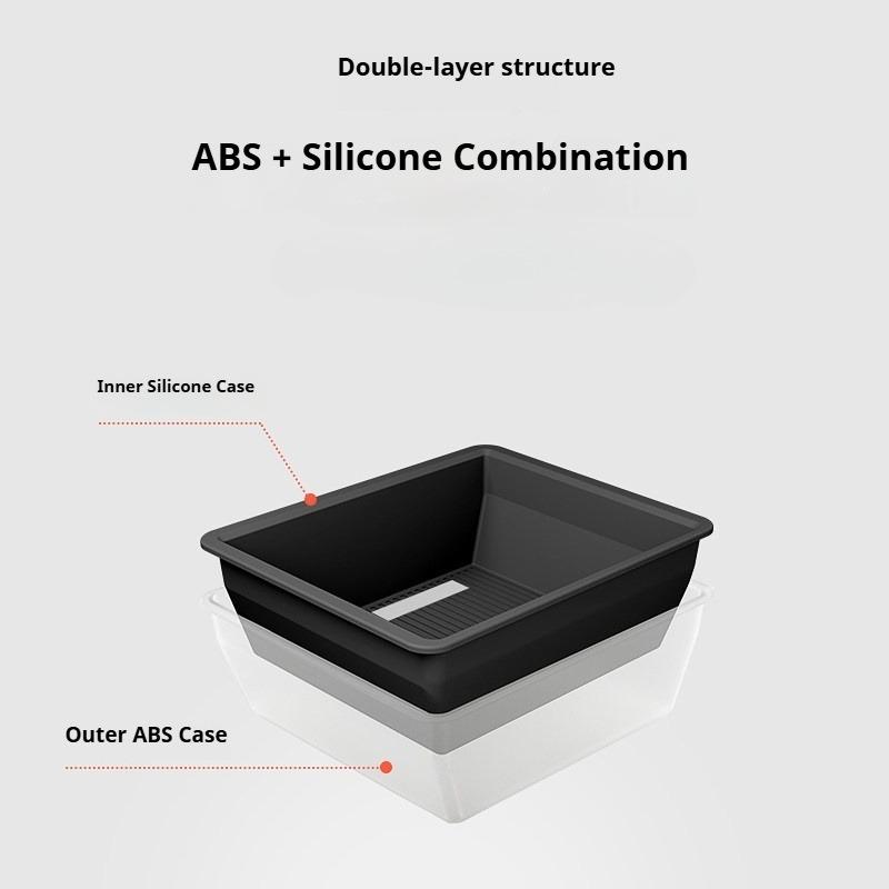 For Zeekr 7X 2025 Car Center Console Armrest Compartment Storage Box 7X Armrest Storage Organization Interior Accessories