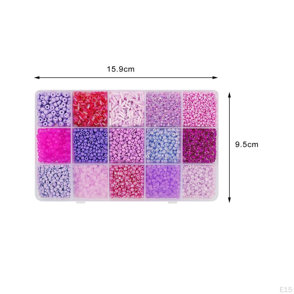 Bead Kits Craft Beads Spacer Small for Jewelry Making Finding Necklaces