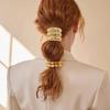 1Set U-shaped Hair Band Metal Ponytail Holder Creative Ponytail Hair Cuff  for Women