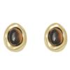 Stylish Tigers Eye Stone Studs Earrings Lightweight Metal Jewelry Handmade Ear Accessories For Everyday Outfits