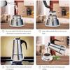 4/6 Tassen Edelstahl Italienische Top Moka Espresso Cafeteira Expresso Percolator Herd Kaffeemaschine Moka Topf