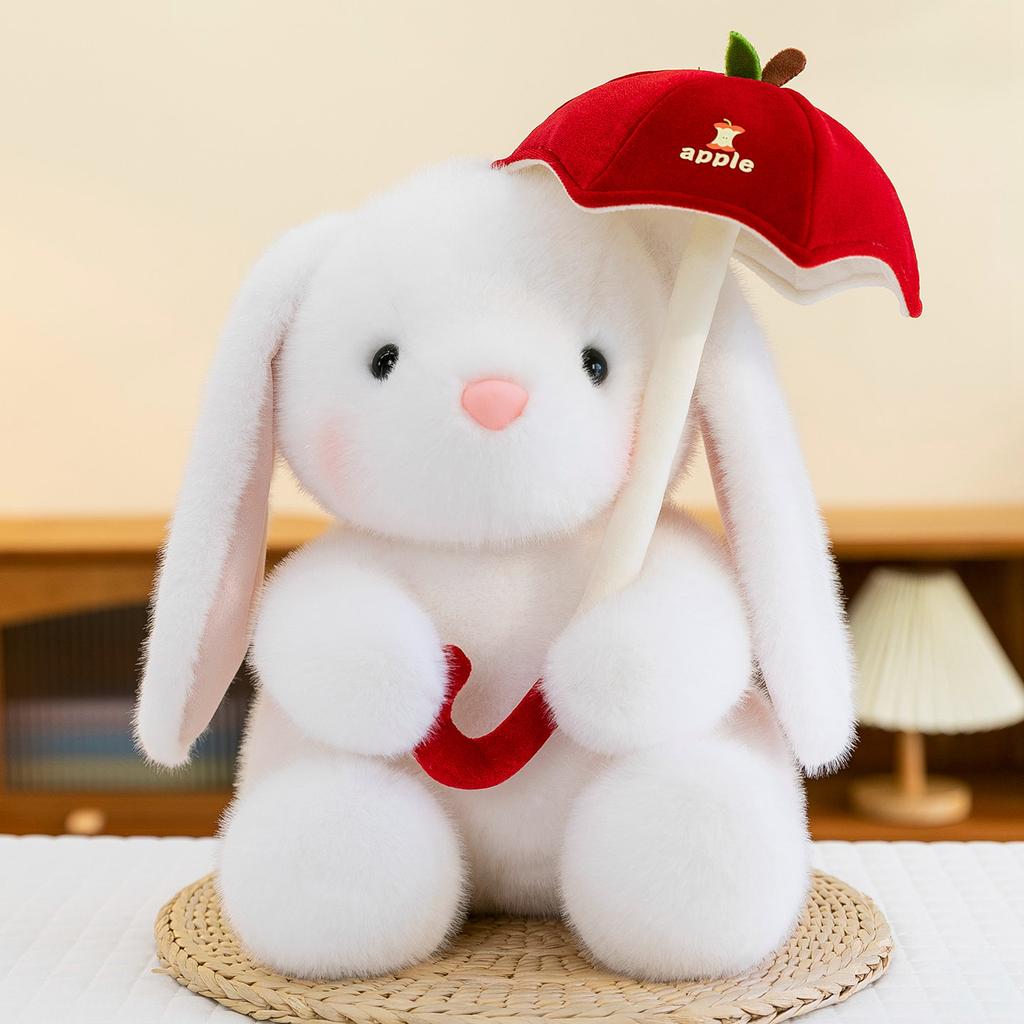Valentine'S Day, Holding A Rose Bunny Doll, Giving Girls A Confession Gift, Children'S Day Gift, Little White Rabbit Doll