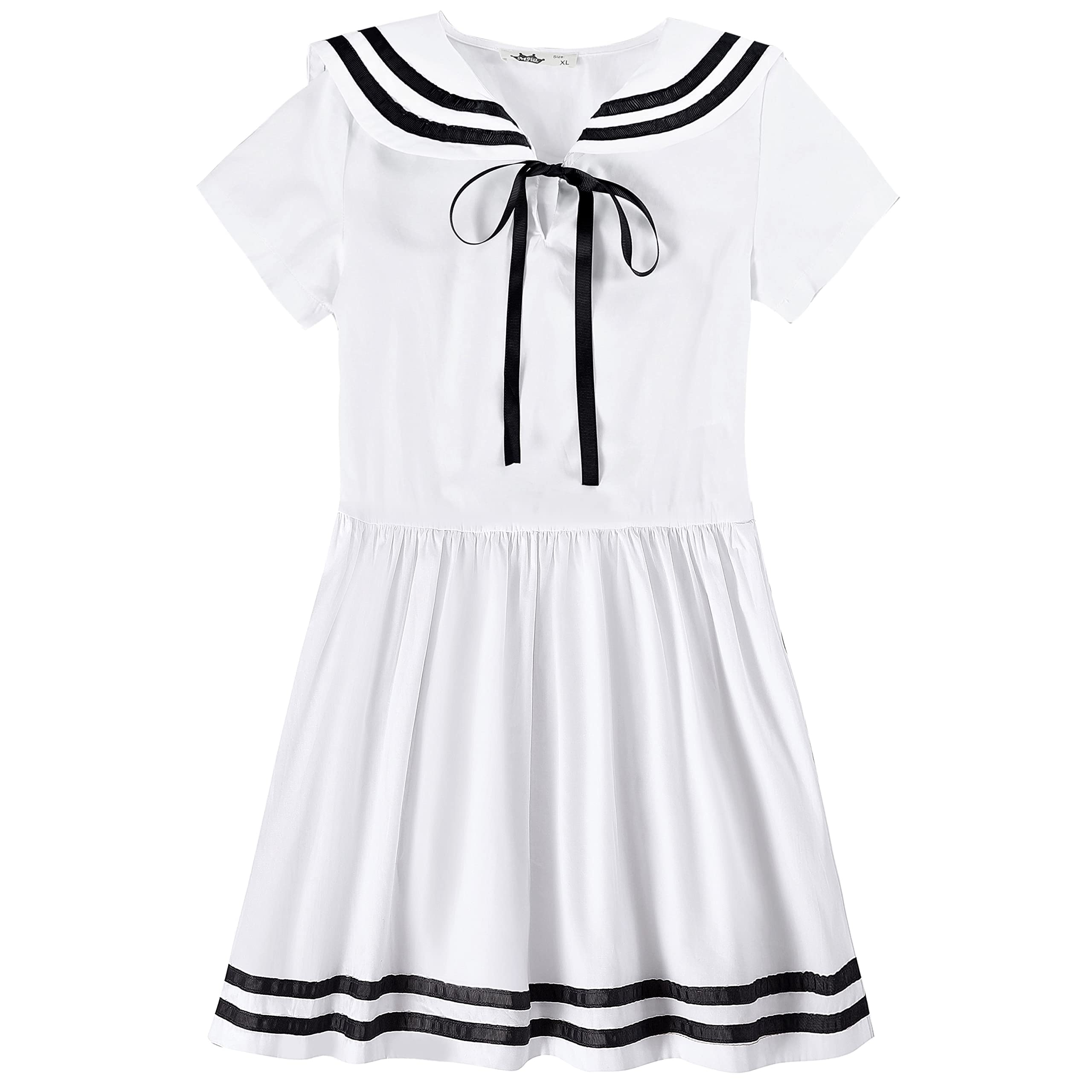 

Weileenice Size Navy Perfect for Piano and School Entrance Cute White Formal Dress for Girls Children s Dress, 100, Girls Dress, White, Weddings, белый