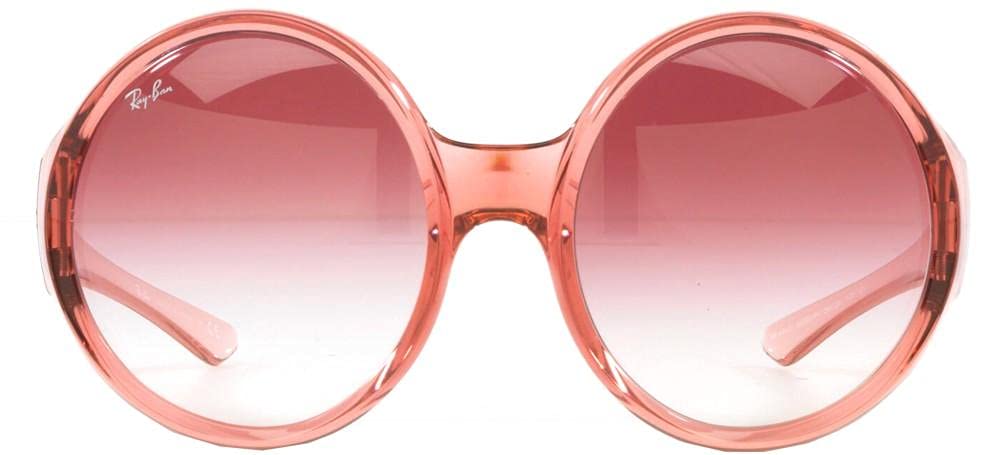 Sunglasses RB4345 Transparent Gradient Dark Violet Lens 58 Ray-Ban Men's Pink/Clear