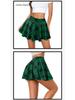 European & American Style Plaid Pleated Milk Silk Cheerleader Skirt