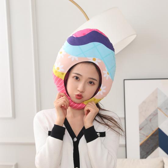Påsk Huvudbonad Mjuk PP Bomull Härlig Färgglad Ägg Varm Mössa Utklädnad Unisex Tecknad Påskägg Hatt Cosplay Kostym Fotorekvisita