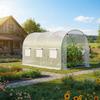 Tunnelgewächshaus - SPRINGOS - 200×300×200 cm - PE 140 g/m² UV-4 - Verzinkte Metallstruktur - Fenster & Reißverschlusstüren