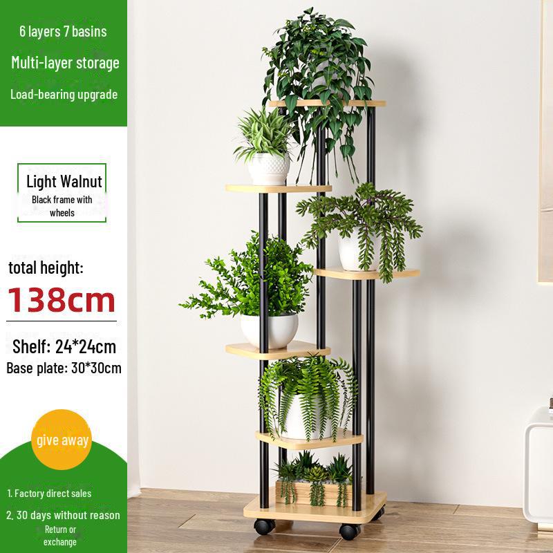Cross-Border Multi-Layer Indoor Flower Rack for Living Room or Balcony